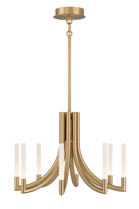 Eurofase 49010-015 Eight Light Chandelier, Gold