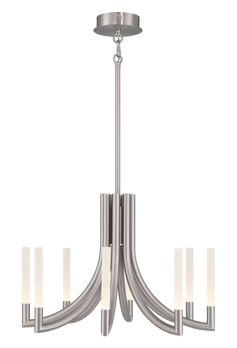 Eurofase 49010-022 Eight Light Chandelier, Nickel