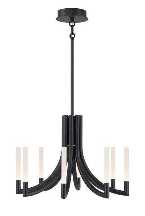 Eurofase 49010-039 Eight Light Chandelier, Black
