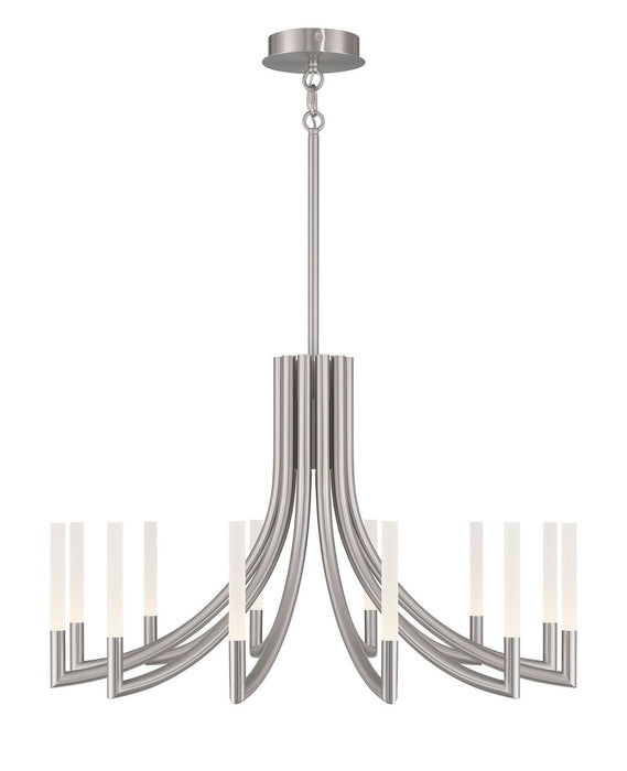 Eurofase 49011-029 12 Light Chandelier, Nickel