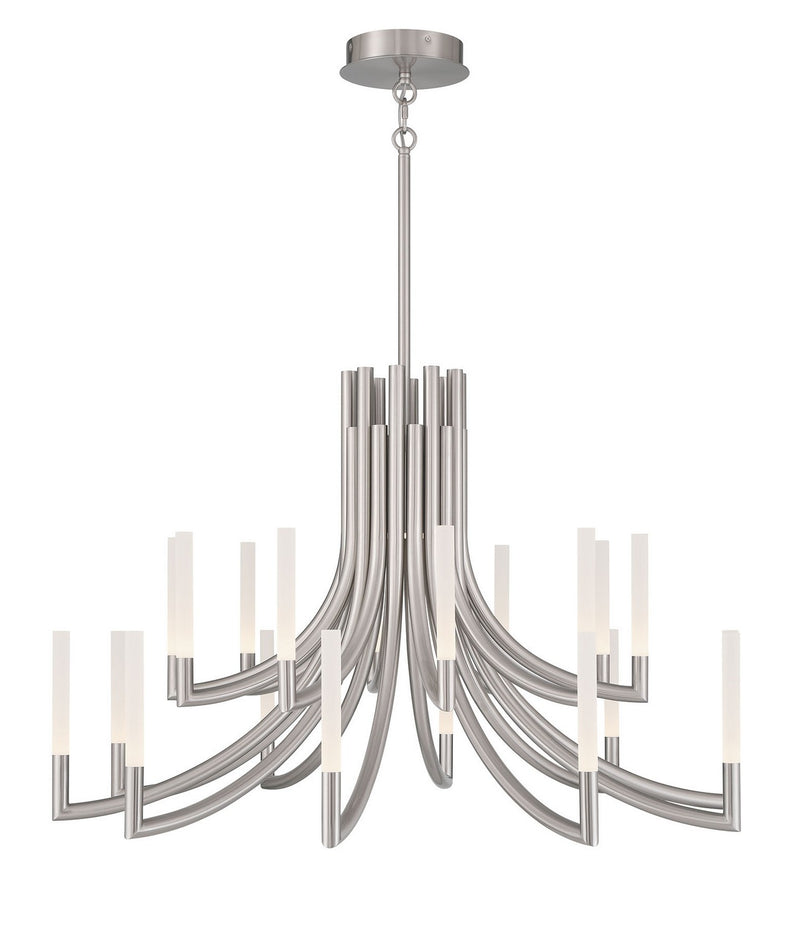 Eurofase 49012-026 20 Light Chandelier, Nickel