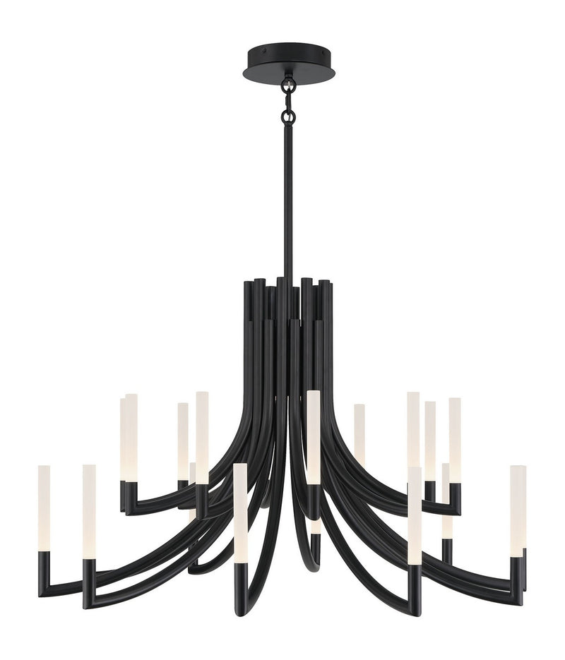 Eurofase 49012-033 20 Light Chandelier, Black