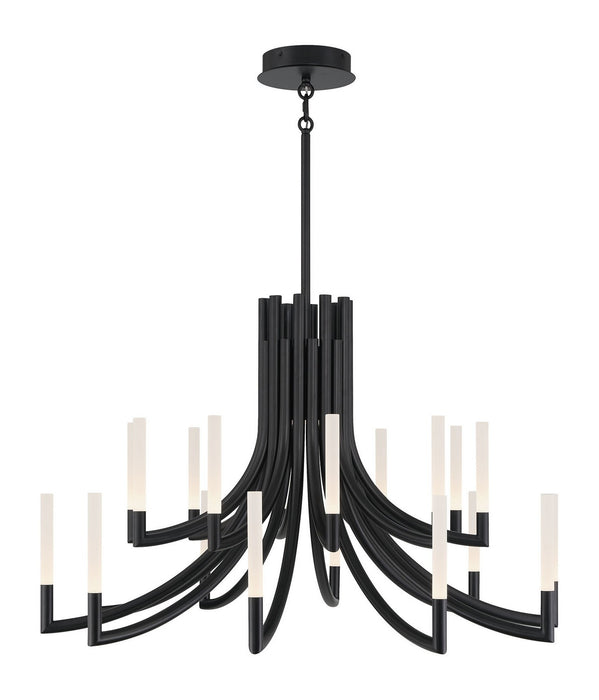 Eurofase 49012-033 20 Light Chandelier, Black