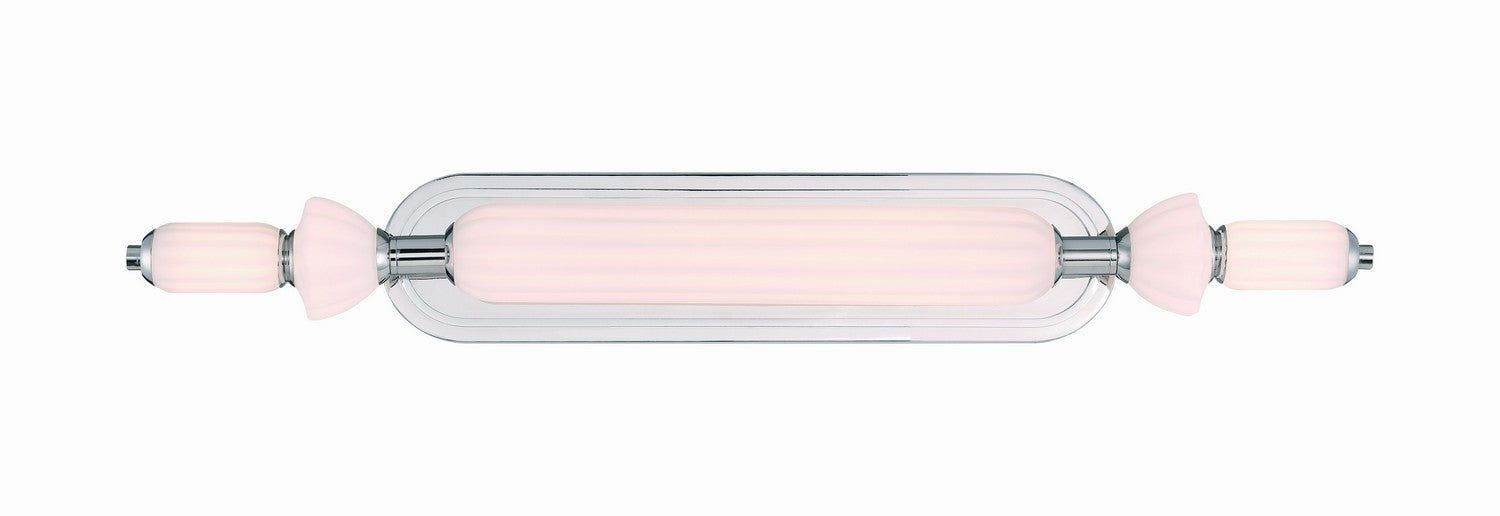 Eurofase 49018-028 One Light Vanity, Nickel