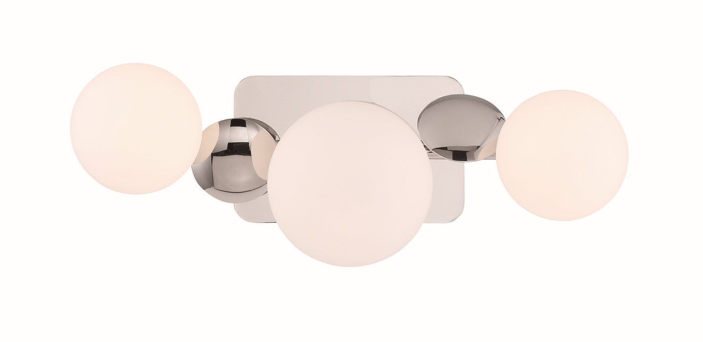 Eurofase 49085-020 Three Light Vanity, Nickel