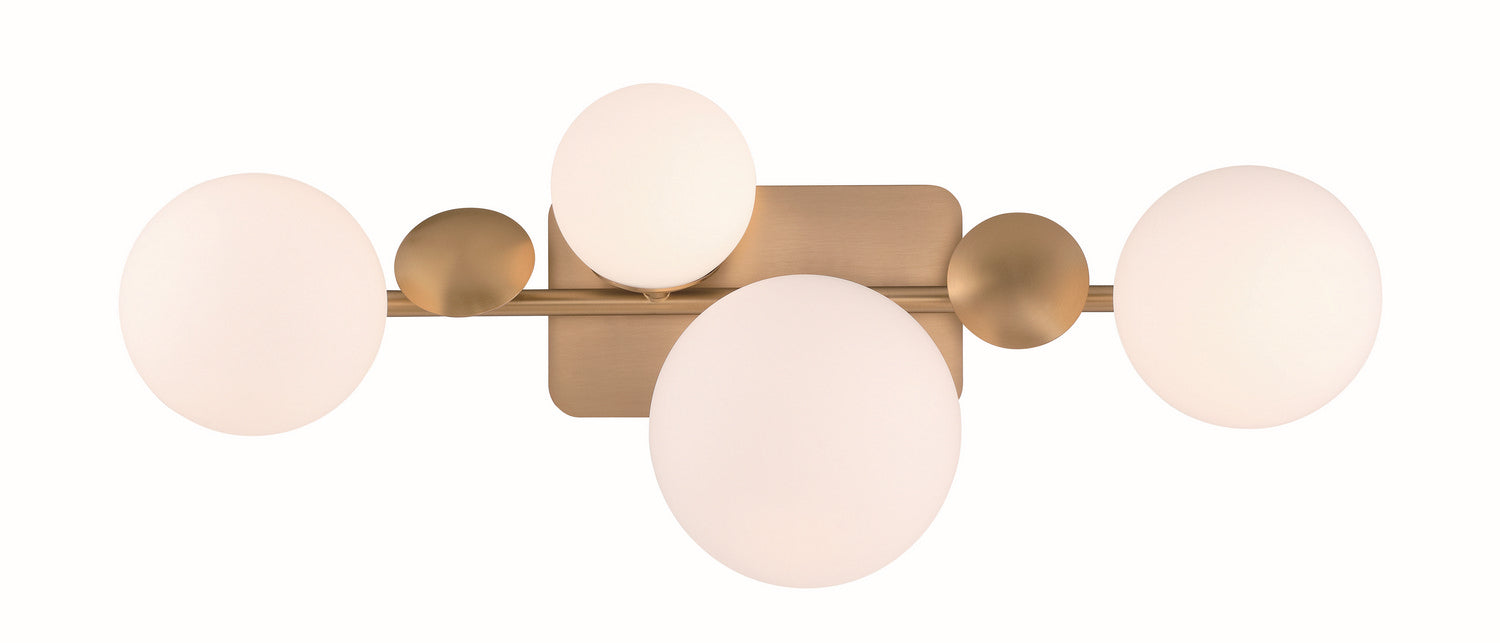 Eurofase 49086-010 Four Light Vanity, Gold