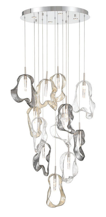 Eurofase 49237-023 16 Light Chandelier, Nickel
