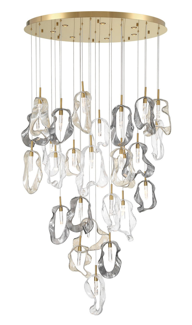 Eurofase 49238-013 33 Light Chandelier, Gold