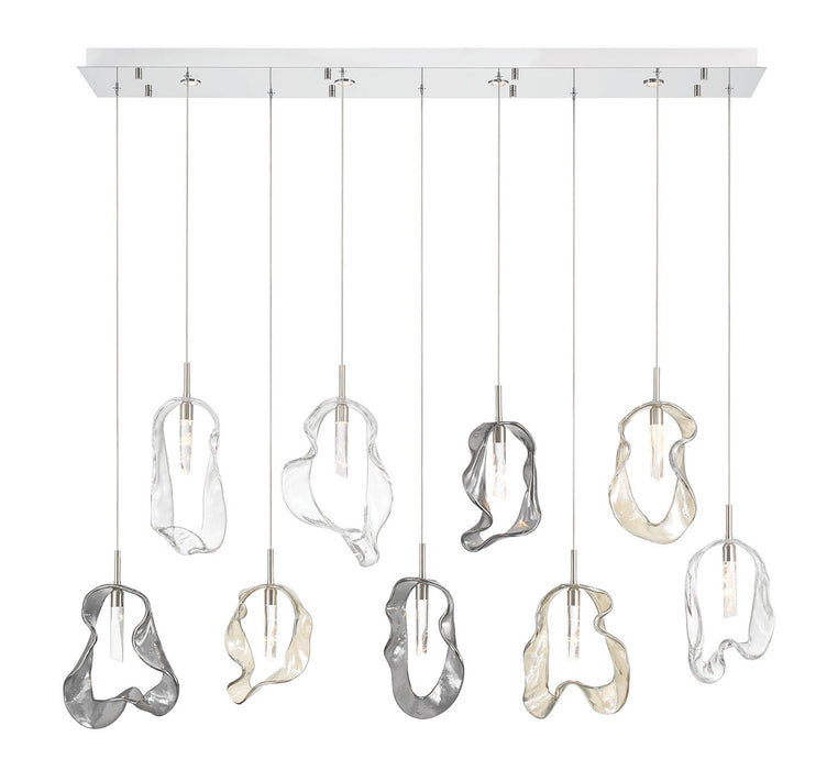 Eurofase 49239-027 13 Light Chandelier, Nickel