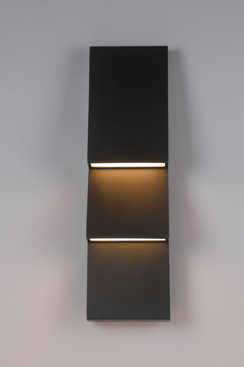 Eurofase 49242-027 Two Light Outdoor Lantern, Black