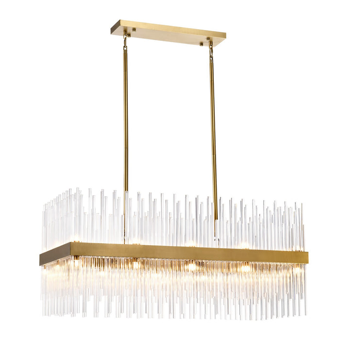 Zeev Lighting CD10406-24-AGB 24 Light Chandelier, Aged Brass