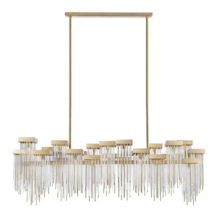 Zeev Lighting CD10425-24-AGB 24 Light Chandelier, Aged Brass