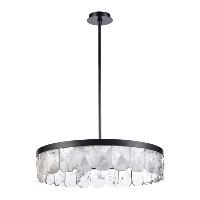 Zeev Lighting CD11806-LED-32-SBB LED Chandelier, Satin Brushed Black