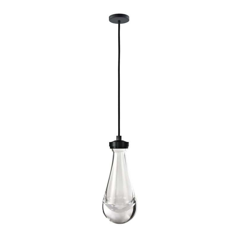 Zeev Lighting MP10904-LED-SBB LED Mini Pendant, Satin Brushed Black