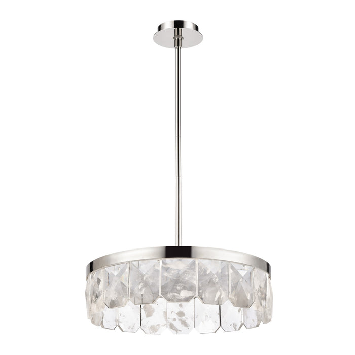 Zeev Lighting P11802-LED-24-PN LED Pendant, Polished Nickel