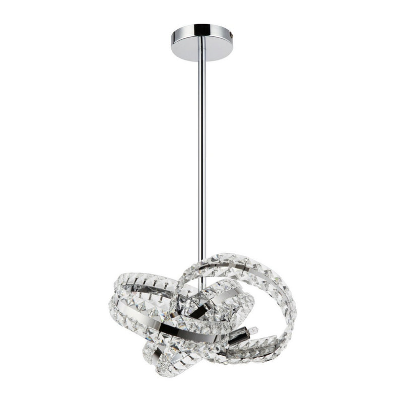 Zeev Lighting P30091-3-CH Three Light Pendant, Chrome