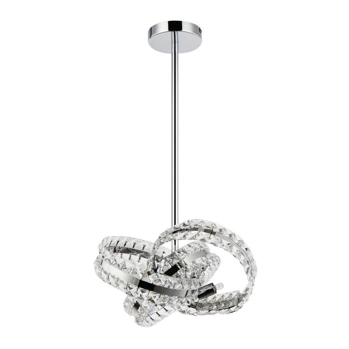 Zeev Lighting P30091-3-CH Three Light Pendant, Chrome