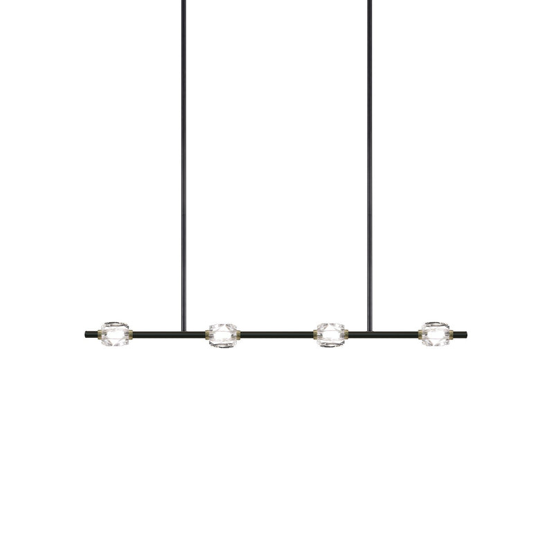 Zeev Lighting PL10801-LED-4-BX-LB LED Linear Pendant, Oxide Black