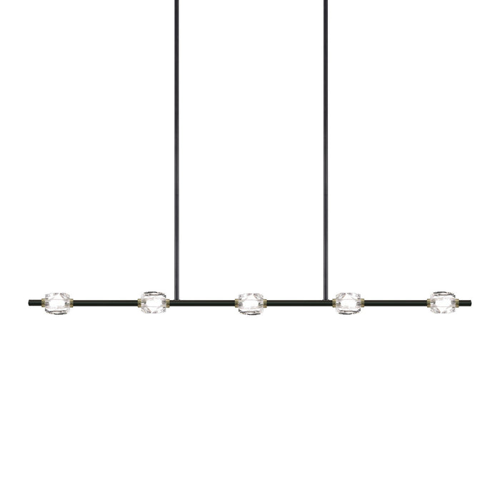Zeev Lighting PL10805-LED-5-BX-LB LED Linear Pendant, Oxide Black
