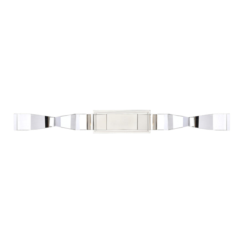 Zeev Lighting WS11319-LED-2-2x2-PN LED Wall Sconce, Polished Nickel