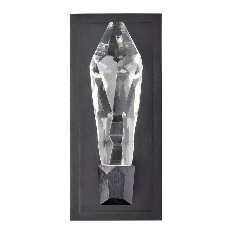 Zeev Lighting WS11408-LED-1-SBB LED Wall Sconce, Satin Brushed Black