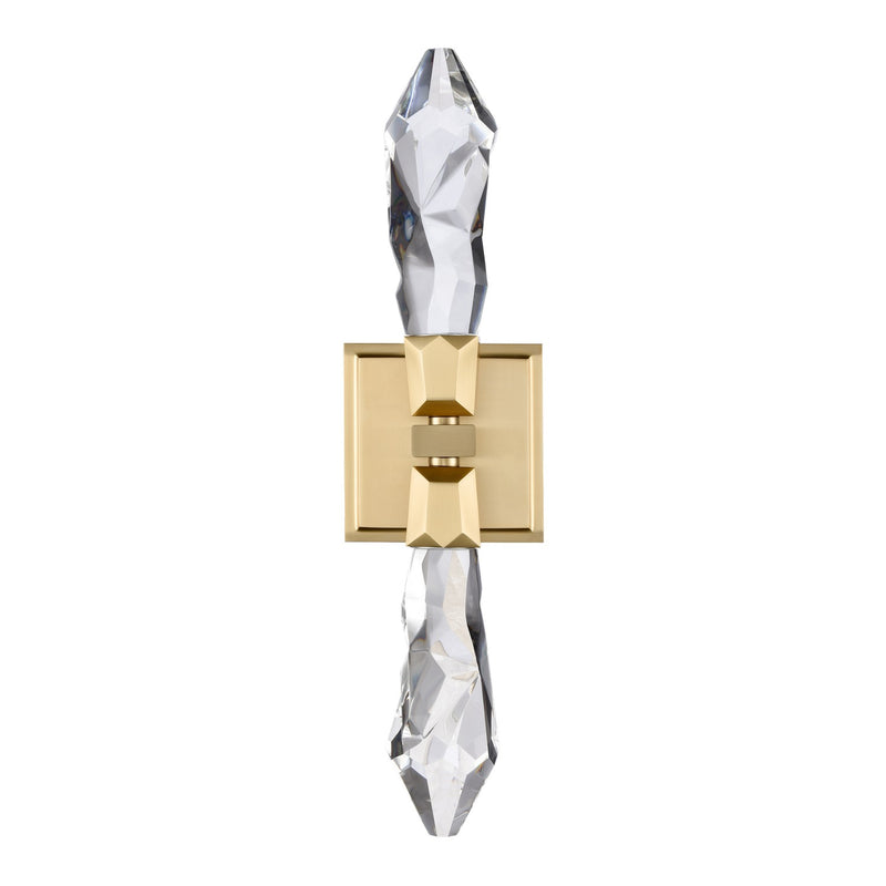 Zeev Lighting WS11409-LED-2-AGB LED Wall Sconce, Aged Brass
