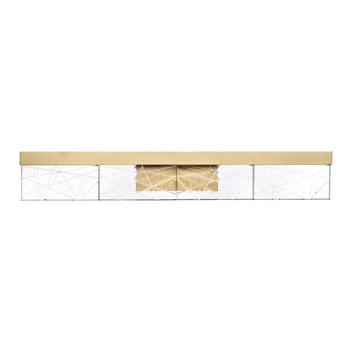 Zeev Lighting VL11507-LED-36A-AGB LED Vanity, Aged Brass