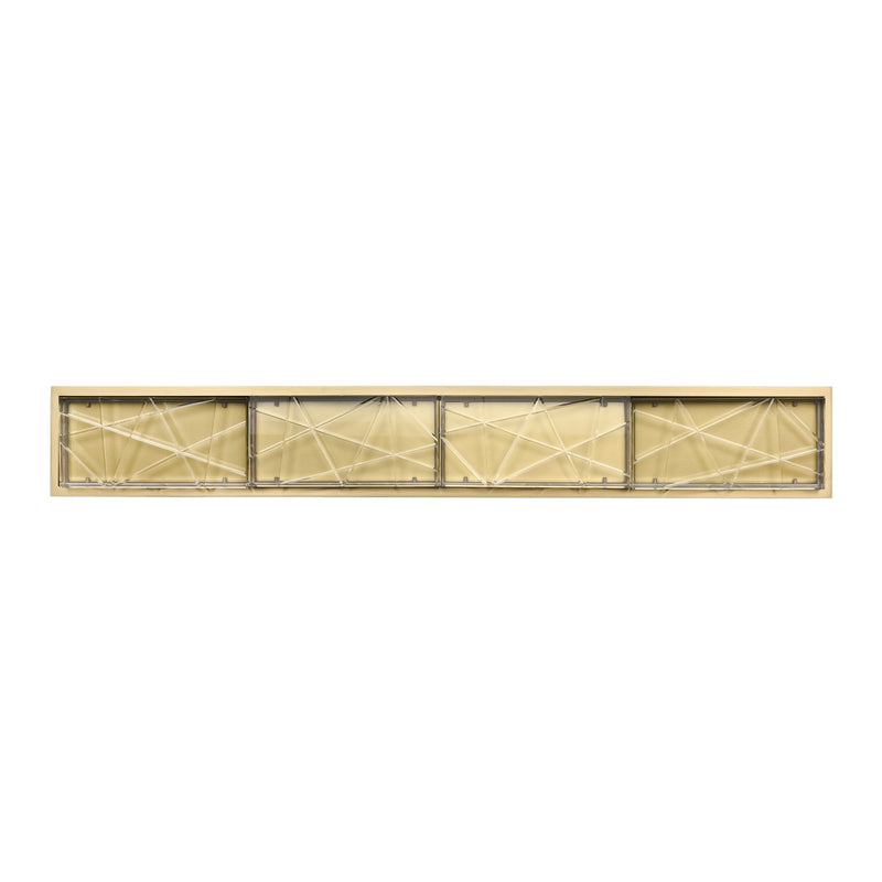Zeev Lighting VL11513-LED-36B-AGB LED Vanity, Aged Brass