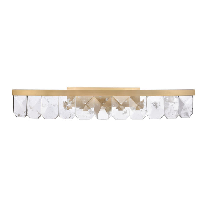 Zeev Lighting VL11819-LED-45-AGB LED Vanity, Aged Brass