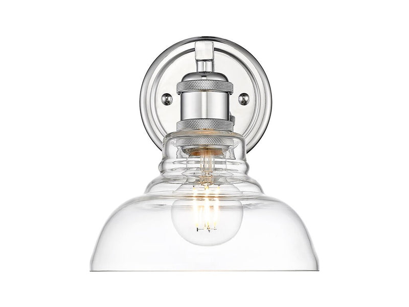 Golden 0305-BA1 CH-CLR One Light Wall Sconce, Chrome