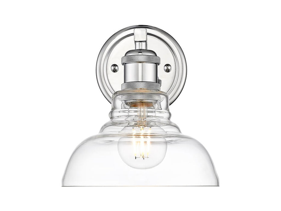 Golden 0305-BA1 CH-CLR One Light Wall Sconce, Chrome