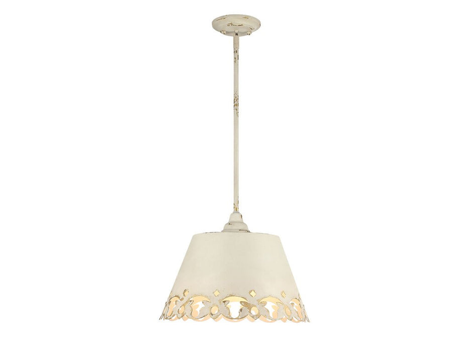 Golden 0883-3P AI Three Light Pendant, Antique Ivory