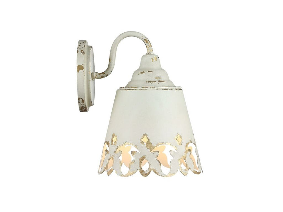 Golden 0883-BA1 AI One Light Vanity, Antique Ivory