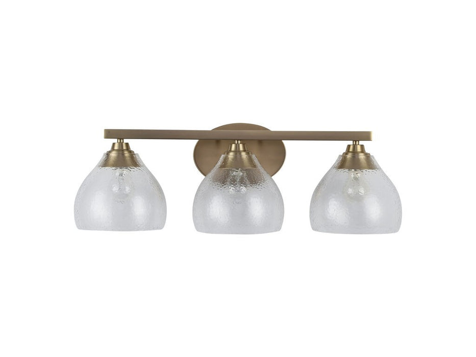 Golden 1094-BA3 BCB-HCG Three Light Vanity, Brushed Champagne Bronze