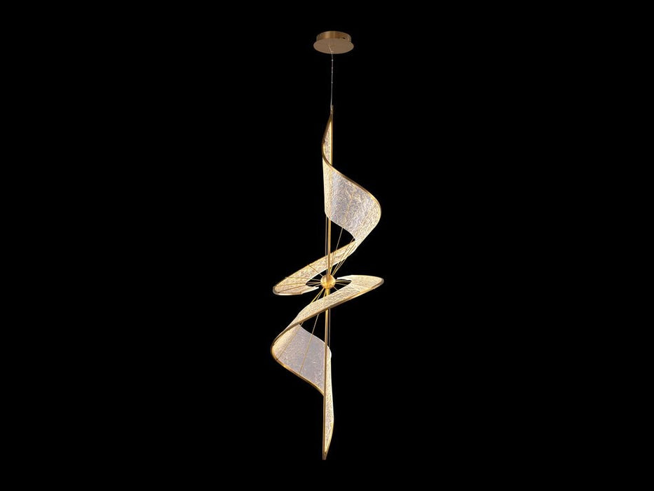 Golden 1468-L BCH LED Pendant, Brushed Champagne