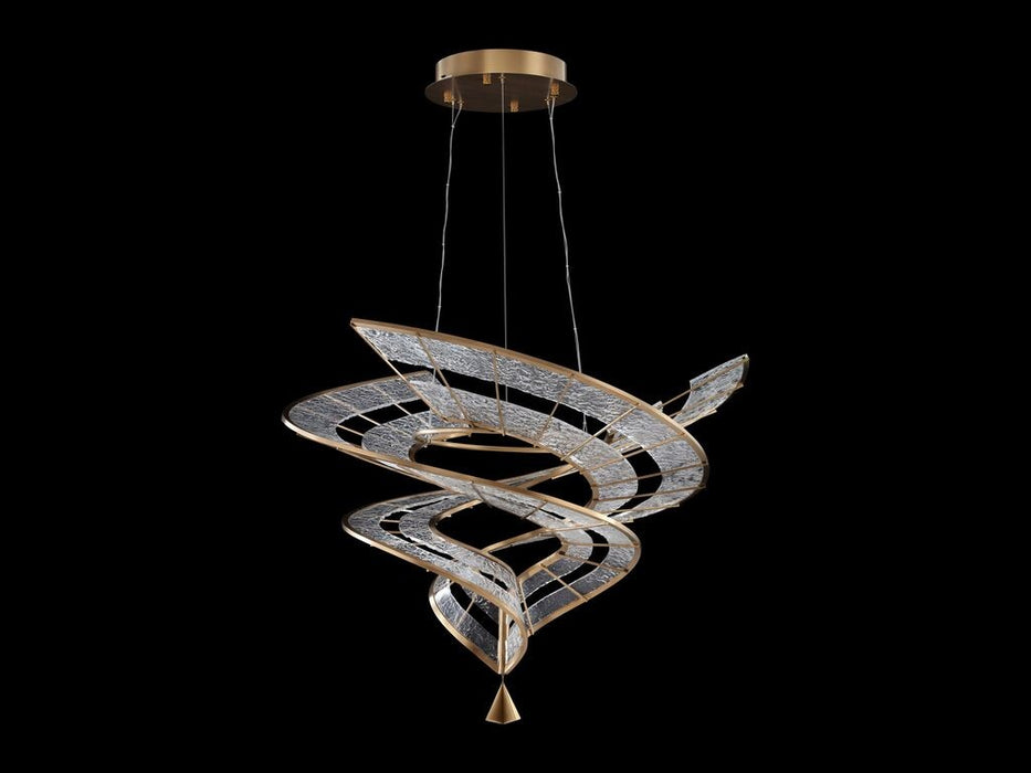 Golden 1468-M BCH LED Pendant, Brushed Champagne
