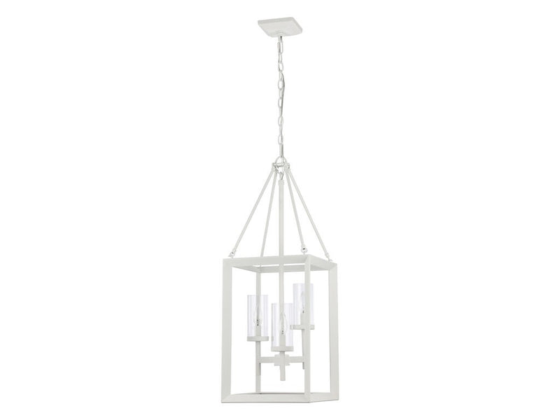 Golden 2073-3P NWT-CLR Three Light Pendant, Natural White