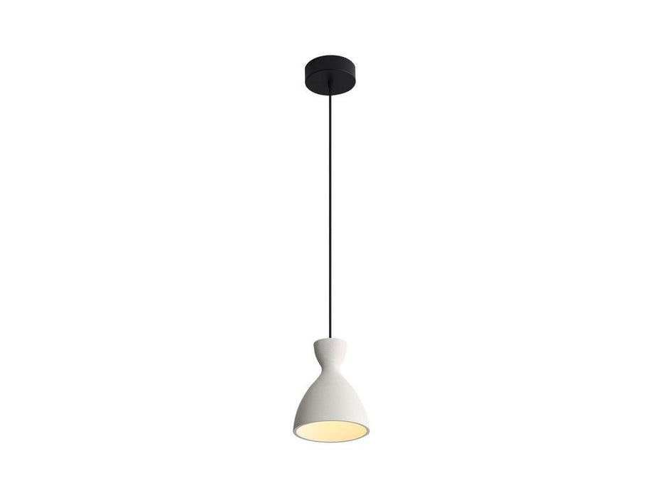Golden 2173-7 WCT LED Pendant, White Sandstone Cement