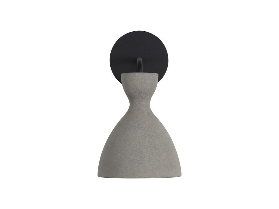 Golden 2173-OWL GCT LED Outdoor Wall Sconce, Grey Cement