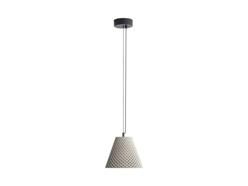 Golden 2419-10 GCT LED Pendant, Grey Cement