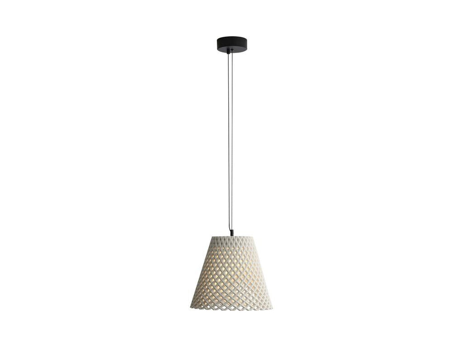 Golden 2419-14 WCT LED Pendant, White Sandstone Cement