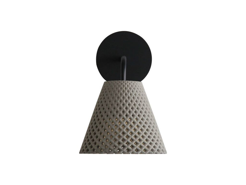 Golden 2419-OWL GCT LED Outdoor Wall Sconce, Grey Cement