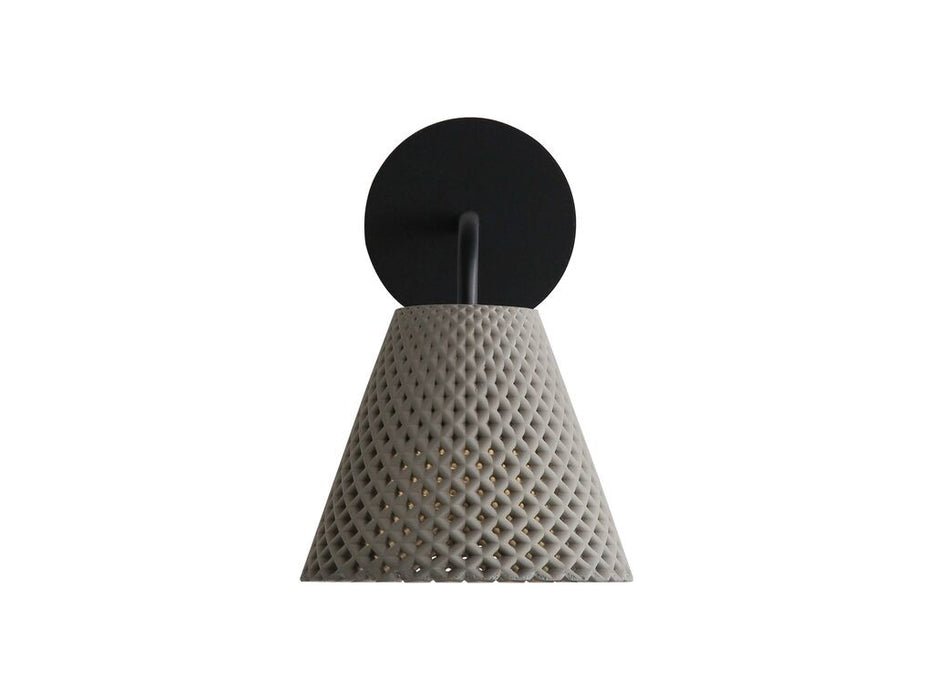 Golden 2419-OWL GCT LED Outdoor Wall Sconce, Grey Cement
