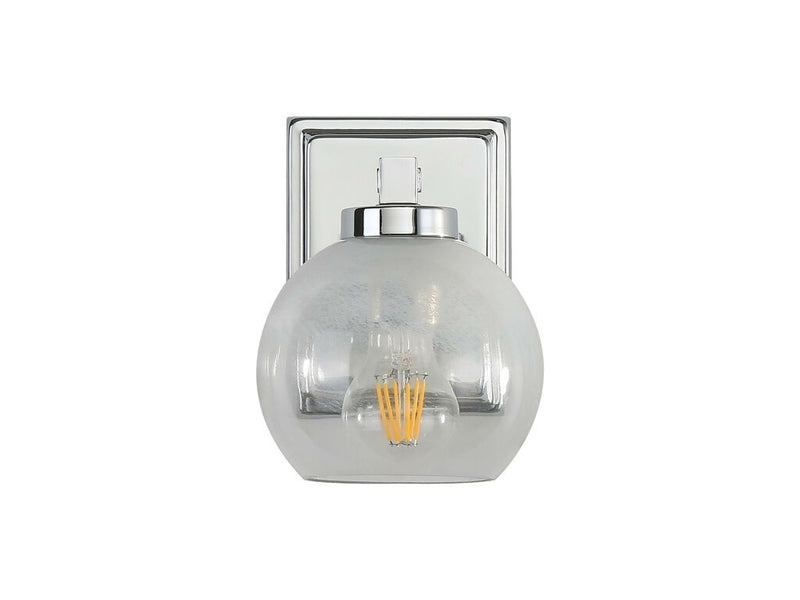 Golden 3094-BA1 CH-ALA One Light Bath Vanity, Chrome