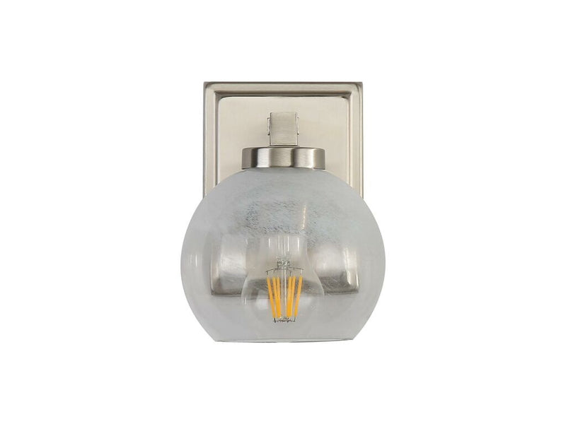 Golden 3094-BA1 PW-ALA One Light Bath Vanity, Pewter