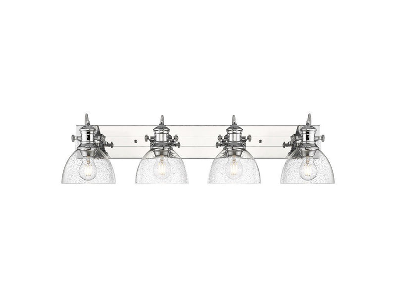 Golden 3118-BA4 CH-SD Four Light Vanity, Chrome