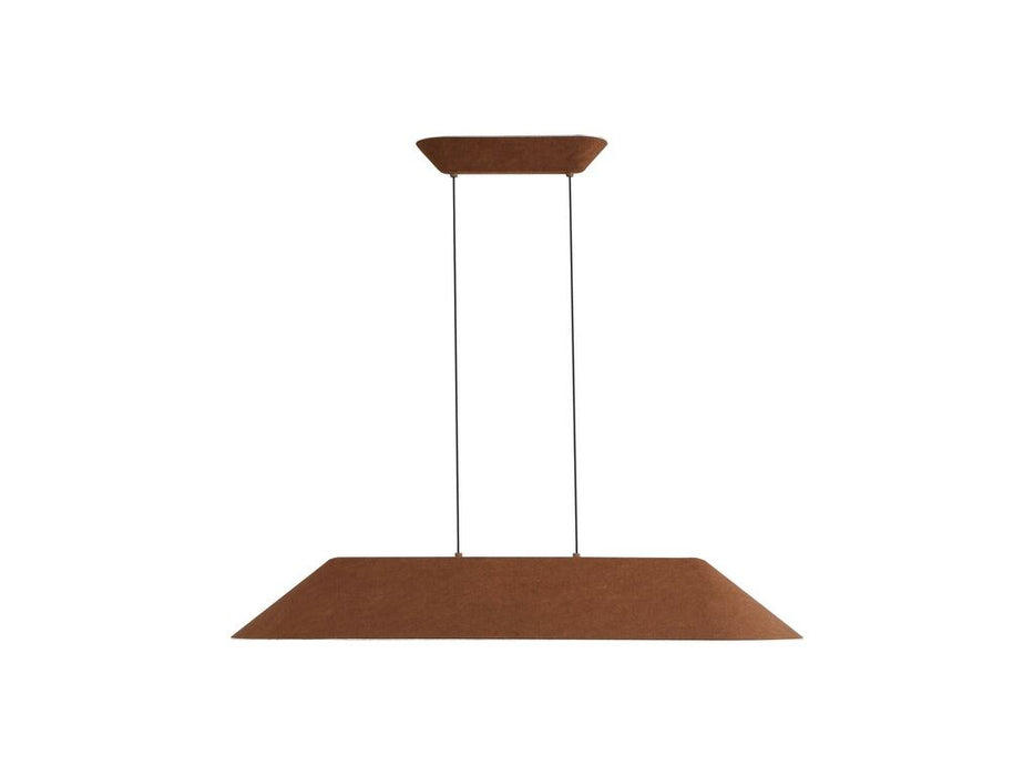 Golden 3133-LP43 CO-BK LED Linear Pendant, Coffee/Black