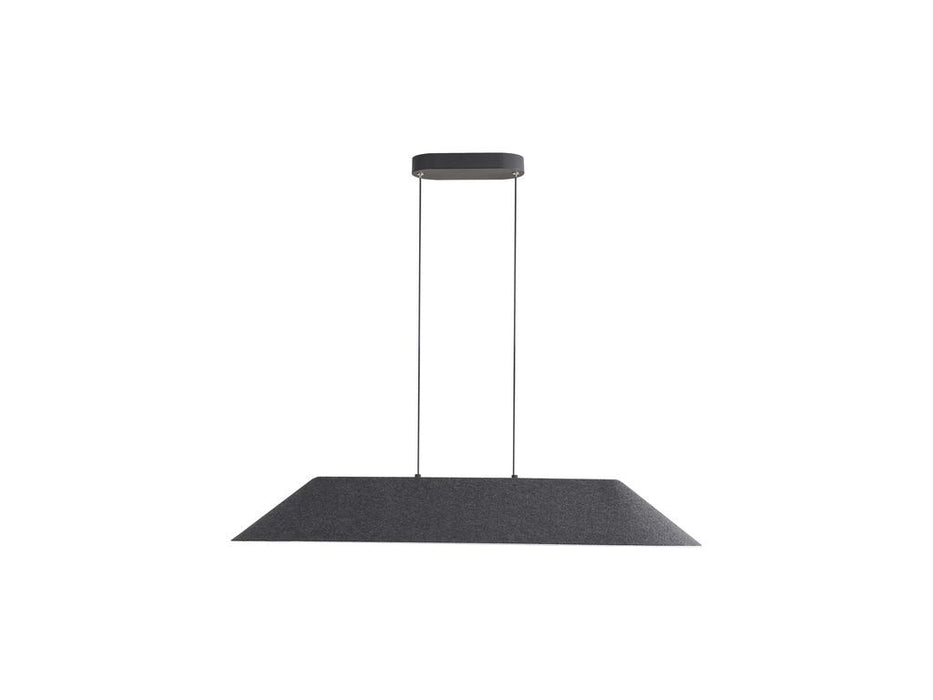Golden 3133-LP43 FB-GY LED Linear Pendant, Flecked Black/Grey