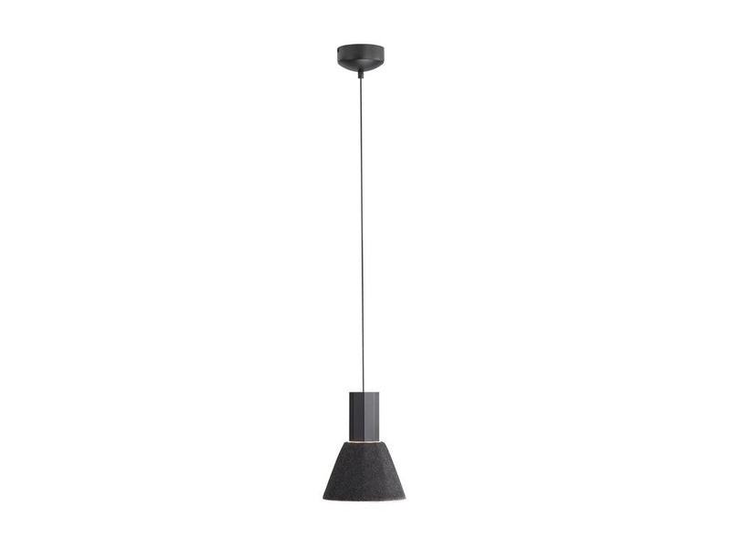 Golden 3133-P8 FB-GY LED Pendant, Flecked Black/Grey