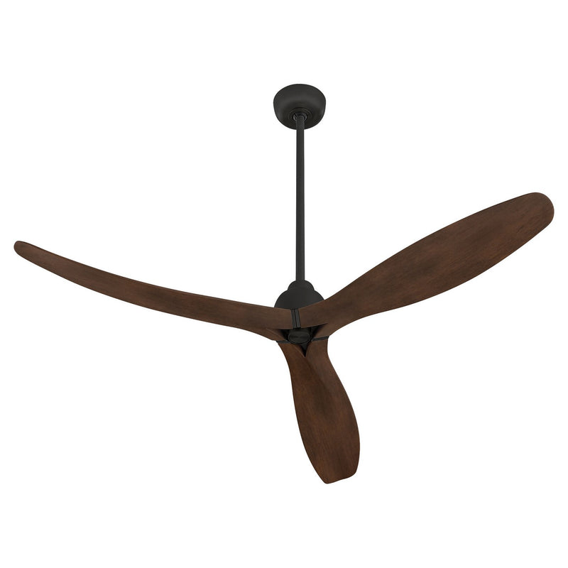 Cyan 11980 62" Ceiling Fan, Black/Walnut